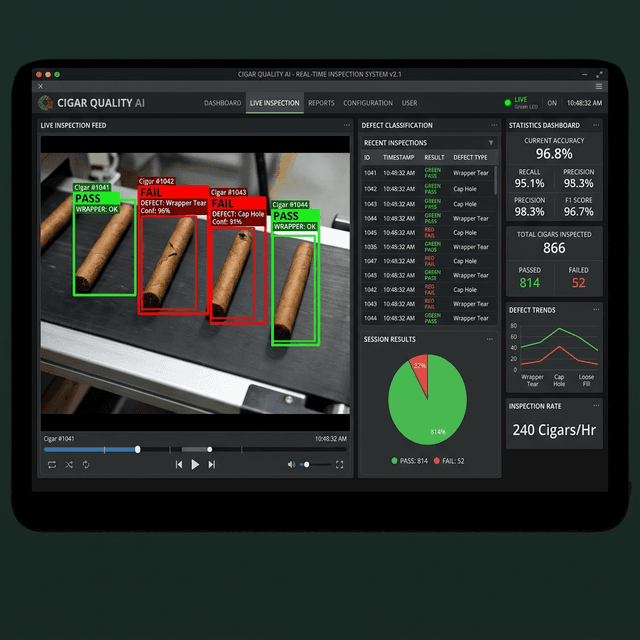 CigarAI - AI-Based Cigar Quality Inspection
